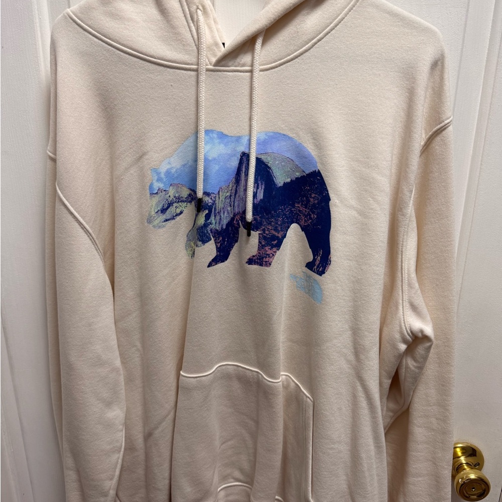 Cream The North Face Bear Graphic Men's Hoodie